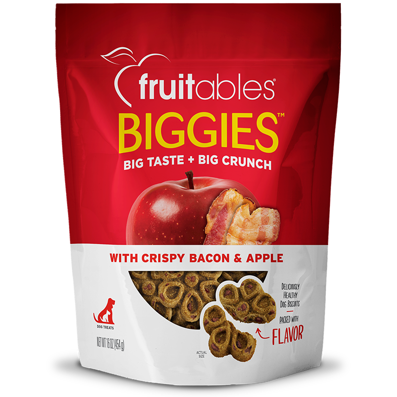 Premios Para Perro Fruitables De Tocino y Manzana