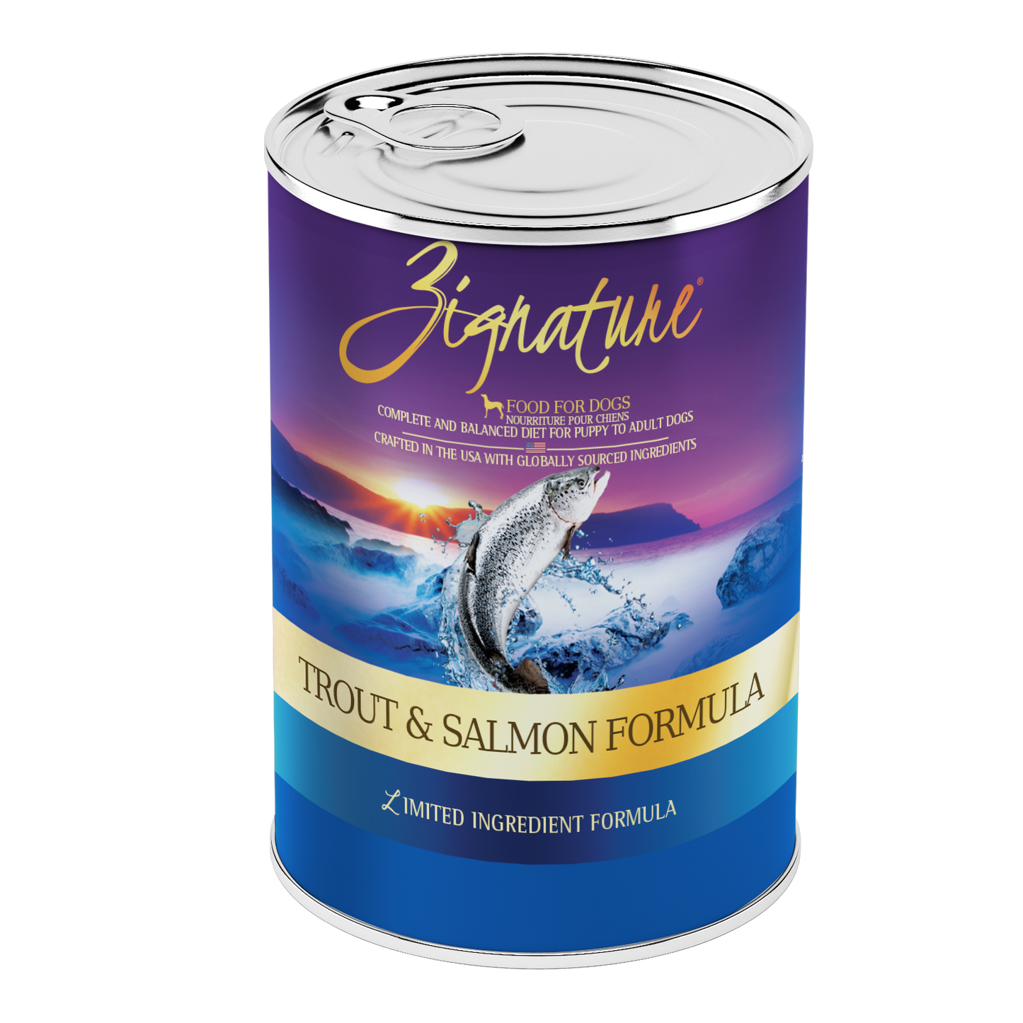 Alimento en Lata Para Perro Zignature Original Trout & Salmón