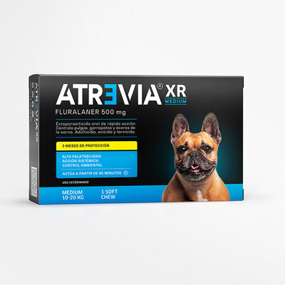 Tableta Masticable Antipulgas Para Perro Atrevia XR 1 Tableta