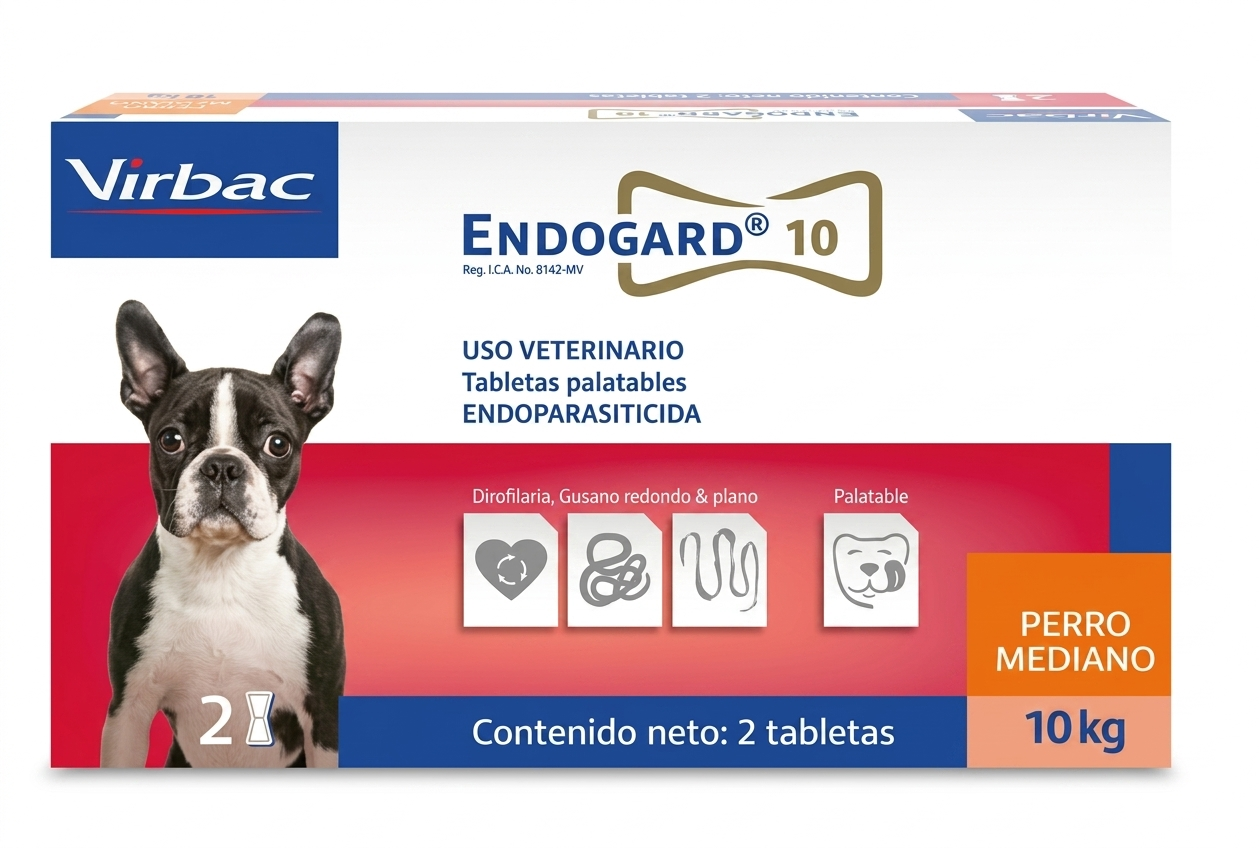Desparasitante para Perro Endogard10 Clinc Pack
