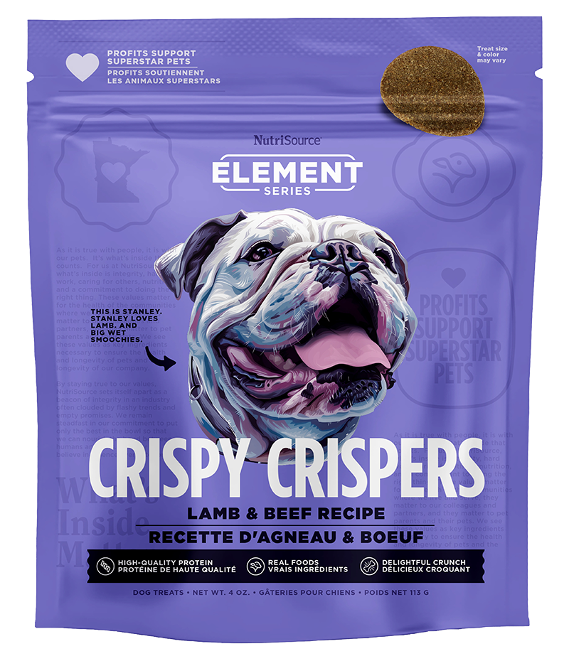 Treats Para Perro NutriSource Element Crispy Crispers Lamb And Beef