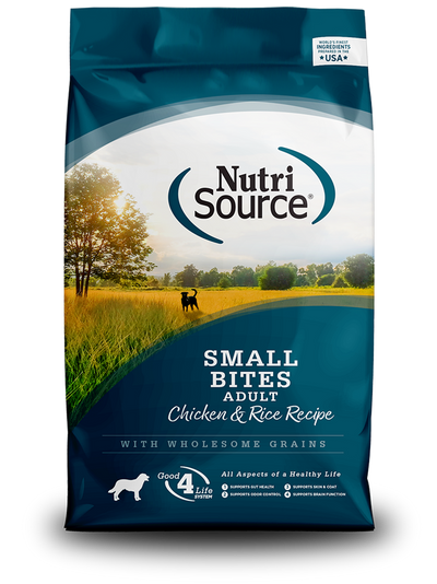 Concentrado Para Perro NutriSource Small Bites Adulto Chicken & Rice Recipe