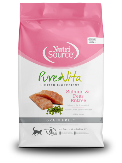 Concentrado Para Gato Nutris Pure Vita Salmón & Peas Entrée Grain Free
