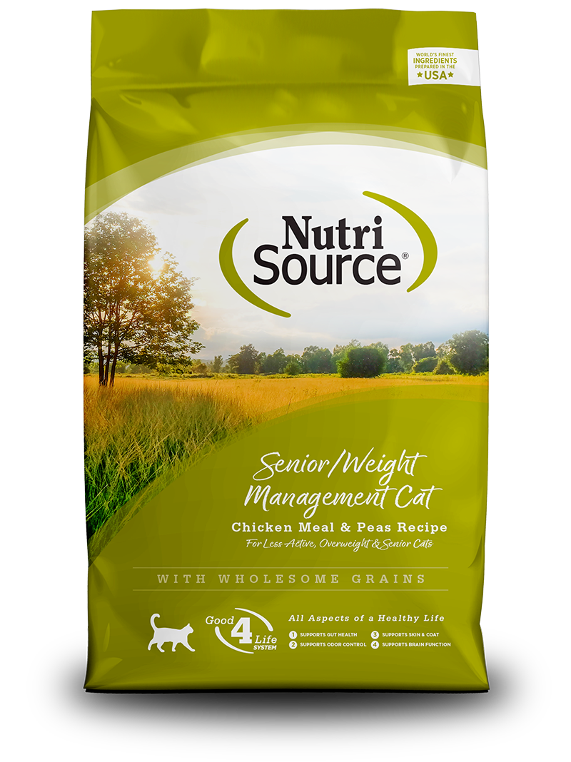 Concentrado Para Gato NutriSource® Senior Weight Management Chicken Meal & Peas