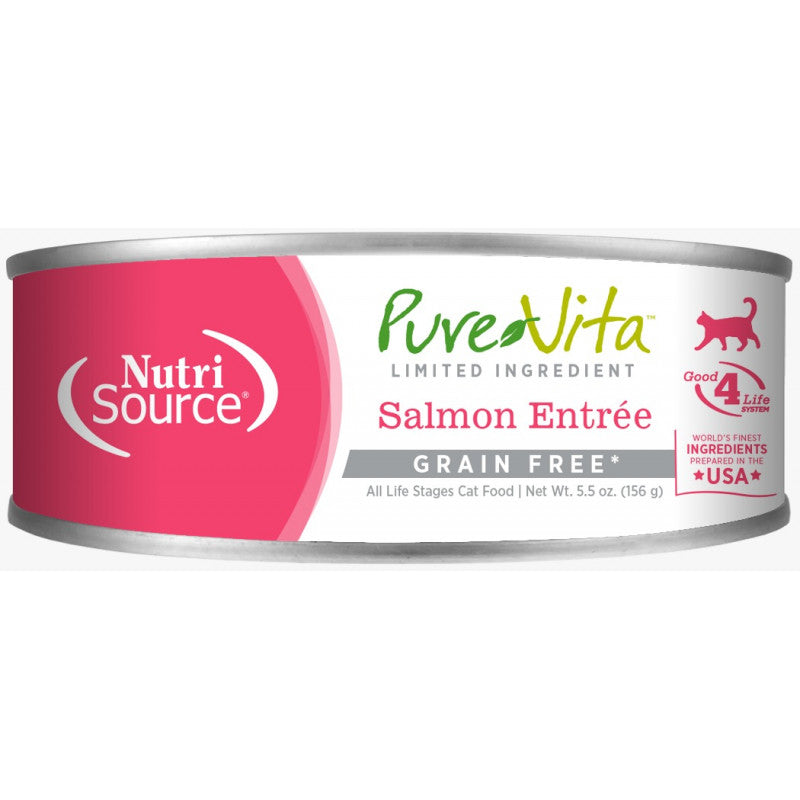 Alimento Para Gato Nutris Pure Vita Salmon 5.5 Oz