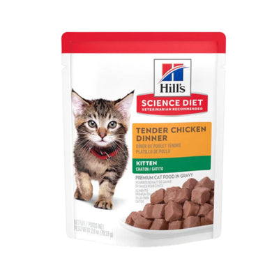 Alimento para Gato Science Diet Kitten Tender Chicken Pouch