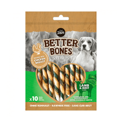 Treats para Perro Better Bones Soft Twist Lamb & Mint