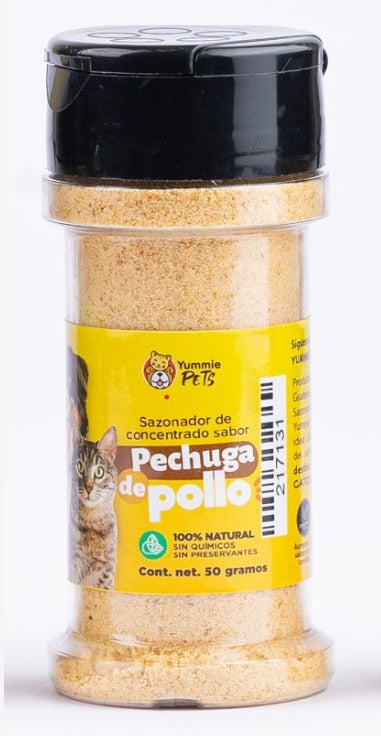 Sazonador Yummie Pets Pollo 50 gr