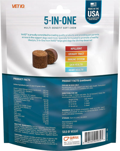 Suplemento Para Perro Vet IQ 5 In One