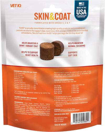Suplemento Para Perro Vet IQ Skin & Coat Hickory Smoke