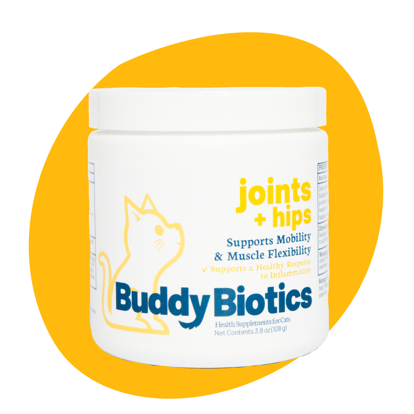 Suplemento para Gato Buddy Biotics Digestive Joint & Hips en polvo