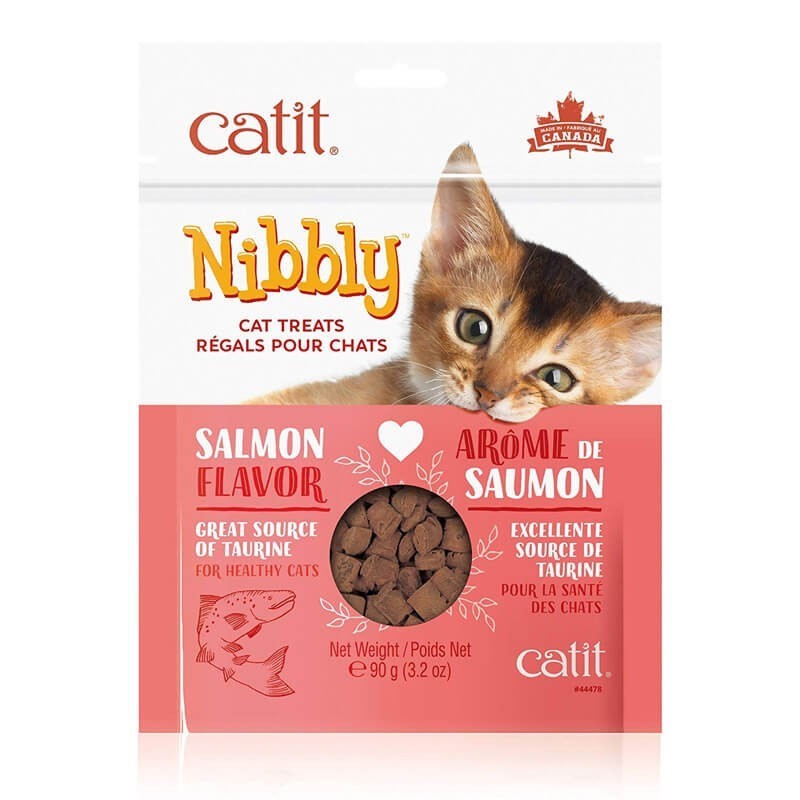 Treats para Gato Catit Nibbly Salmón 90 gr