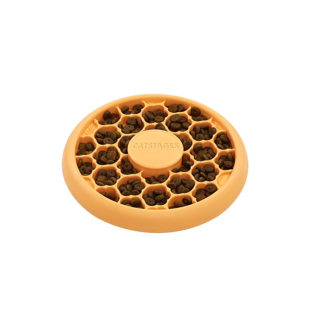 Plato para gato Outward Slow Feeder Maze Orange