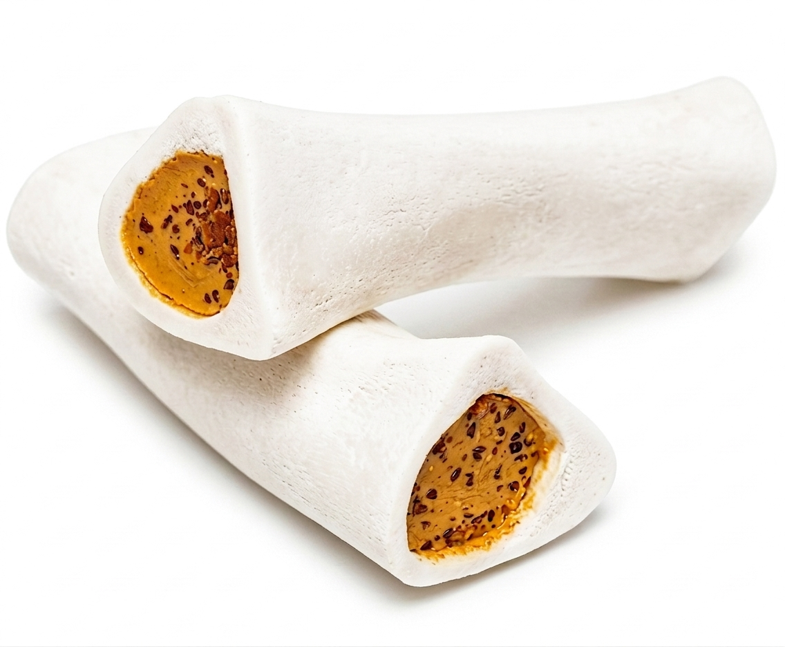 Redbarn large filled bone queso y tocino 8 onz