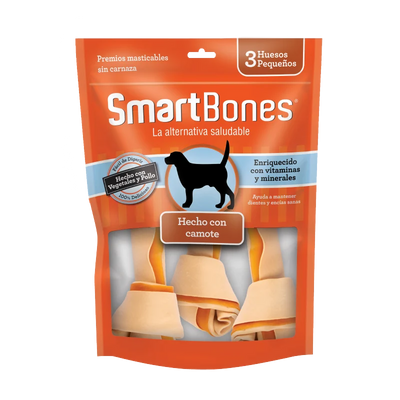 Premio Masticable Para Perro Smartbones Sweet Potato Mini Huesos