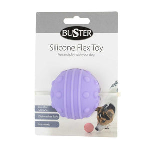 Juguete Para Perro Buster Flex Silicone Lila