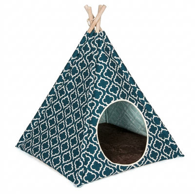 Teepee clásico para gato P.L.A.Y. Pet azul marino