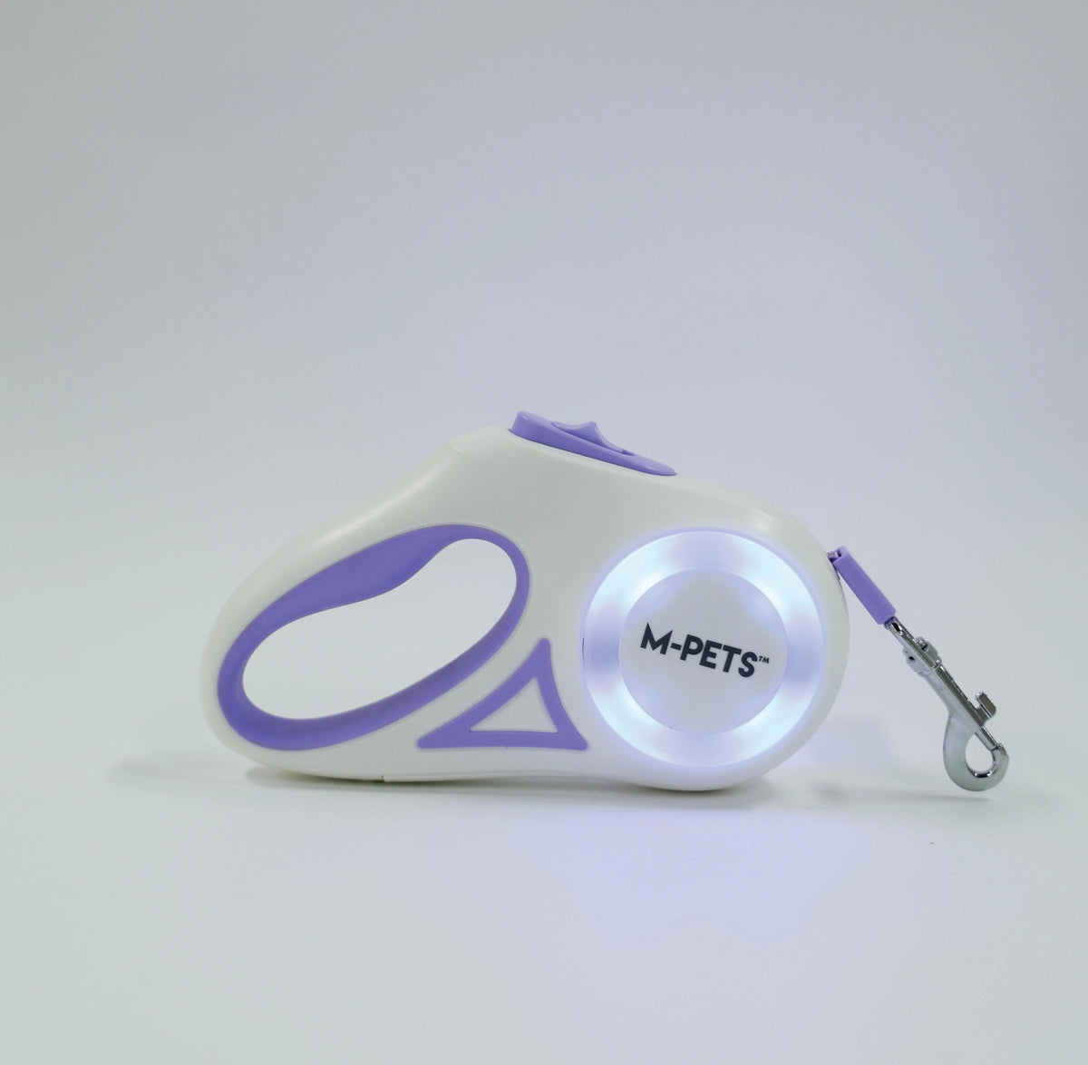 Correa retráctil para perro M-Pets morada 5 metros