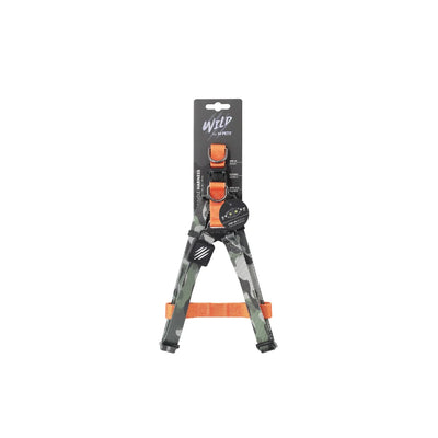 Arnés para perro M-Pets Jungla camuflaje naranja