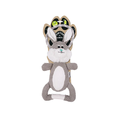 Juguete para perro M-Pets Conejo gris y blanco