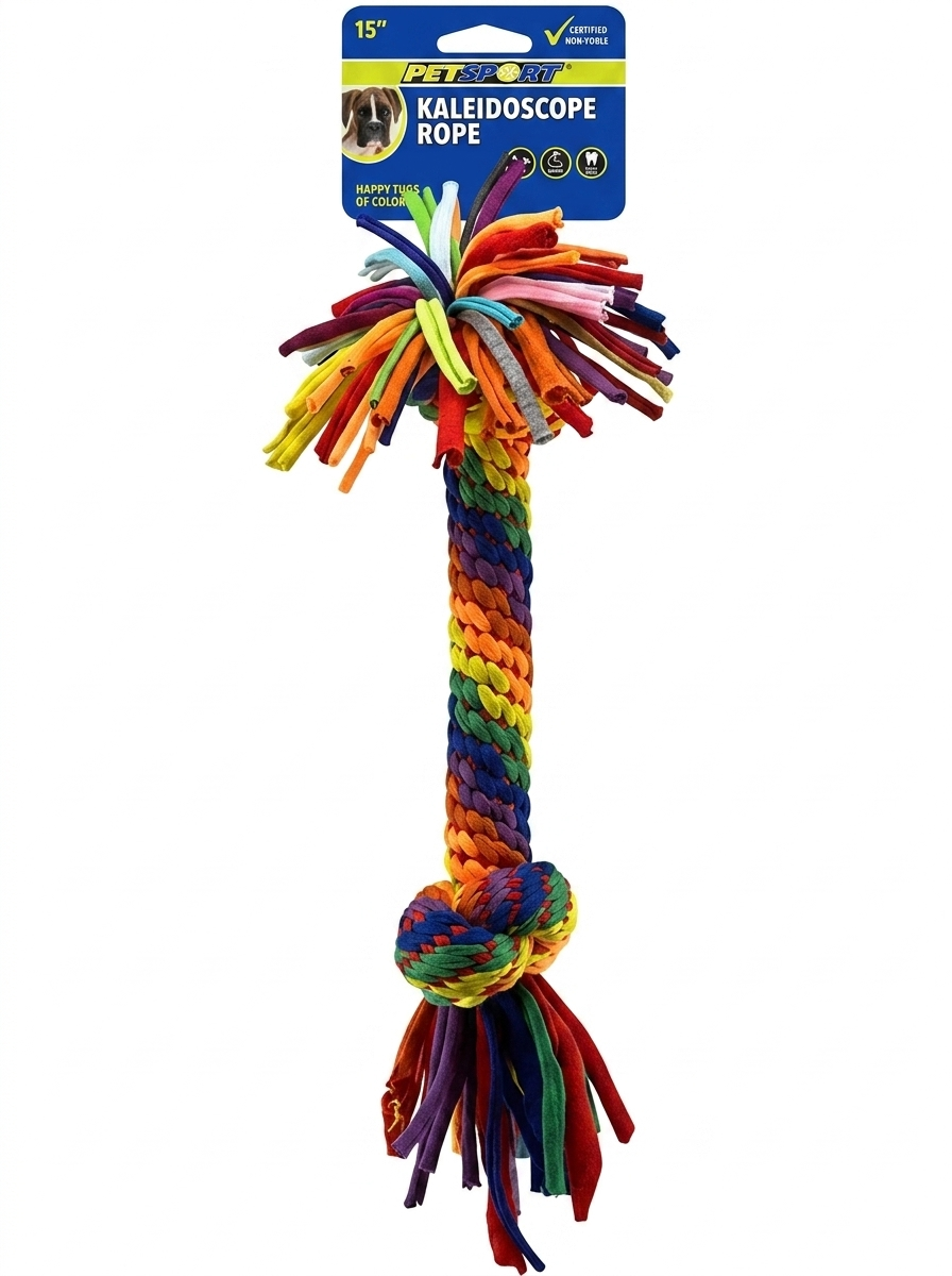 Juguete Para Perro Petsport Cuerda Twist Con 2 Nudos Large