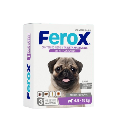 Tableta Antipulgas Masticable para Perro Ferox