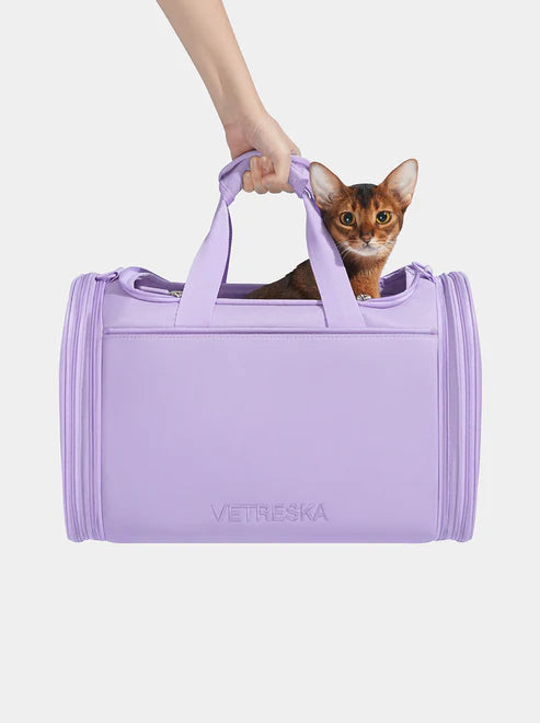 Transportador Para Gato Vetreska Violet Voyage Pet Carrier