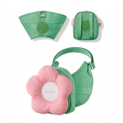 Kit 3 en 1 para perro Vetreska Lora Pet Backpack y Harness