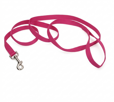 Correa para perro Coastal Nylon Metal Buckle rosado Flamingo