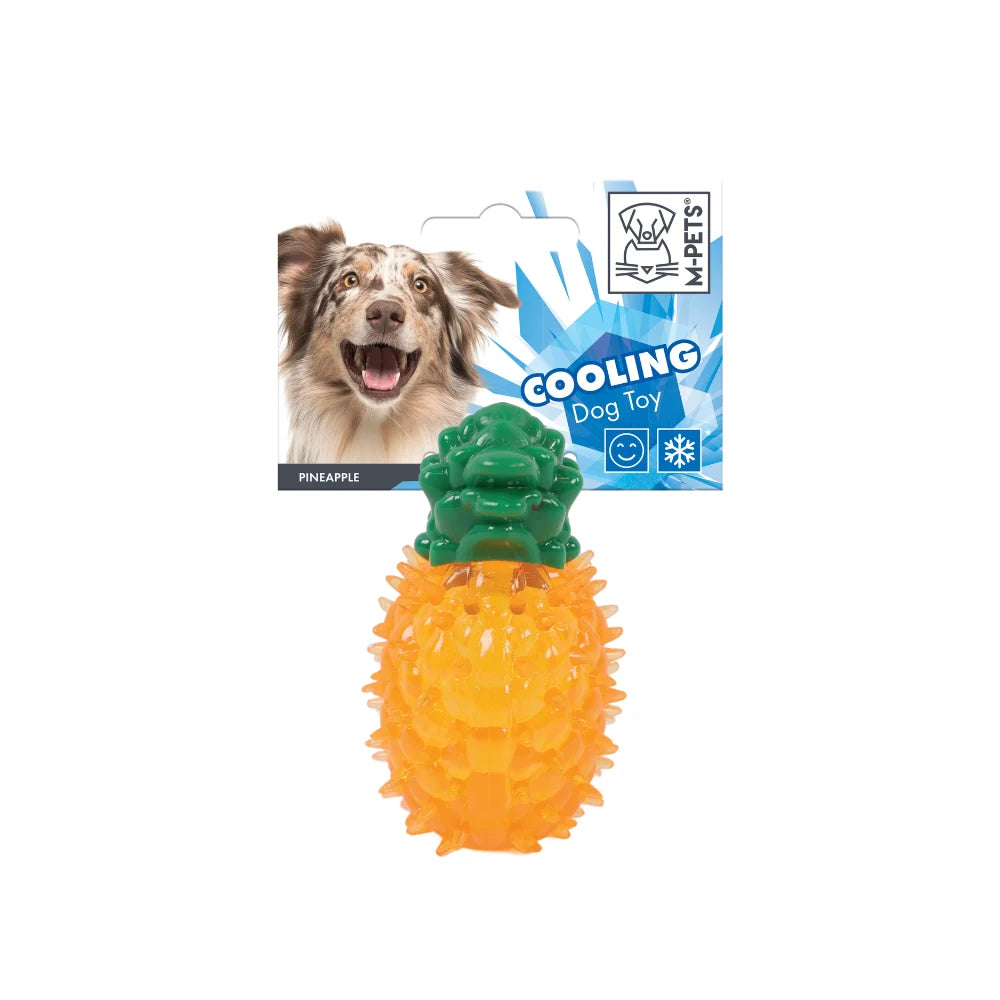 Juguete para perro M-Pets Cooling Pineapple amarilla