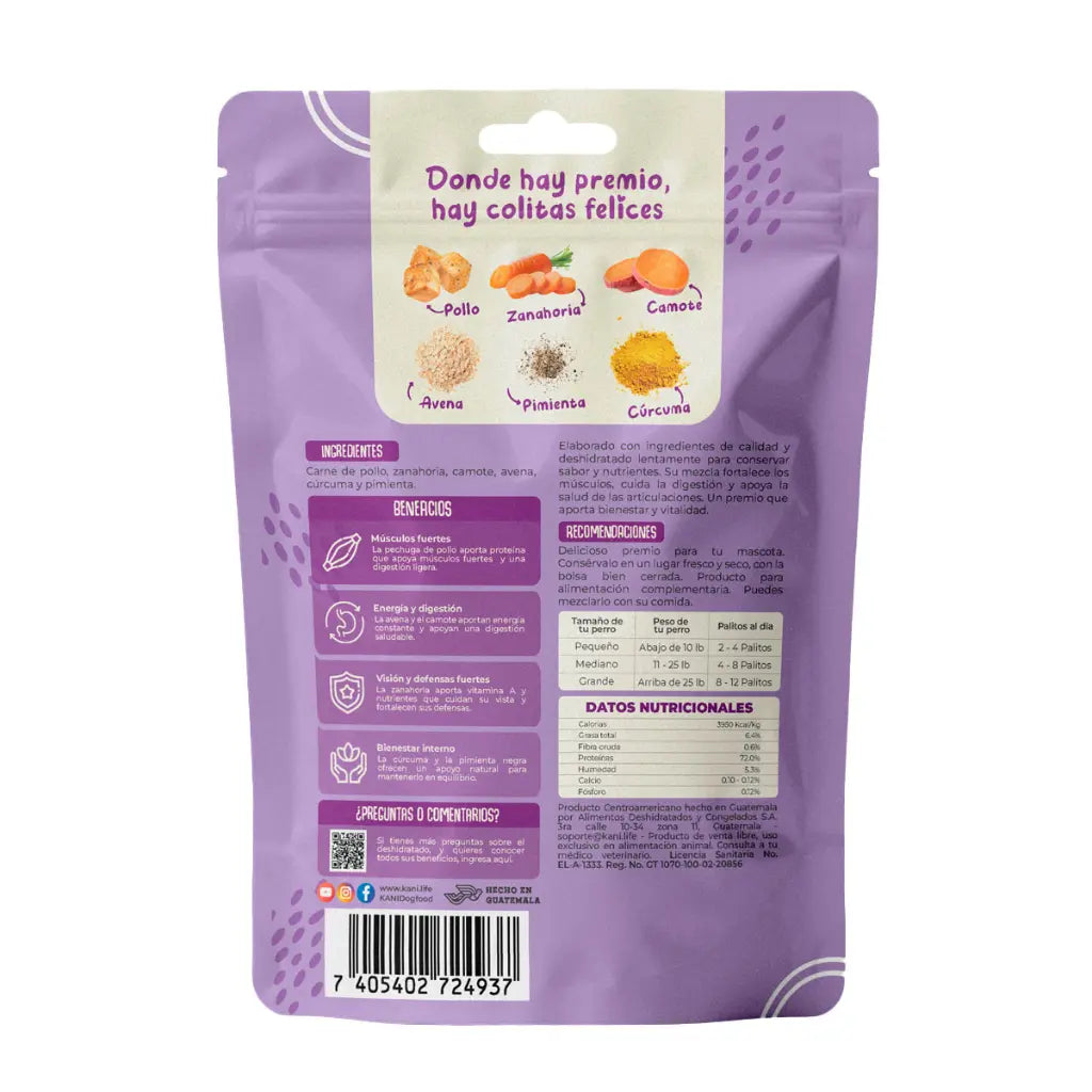 Treat para perro Kani palitos de pollo