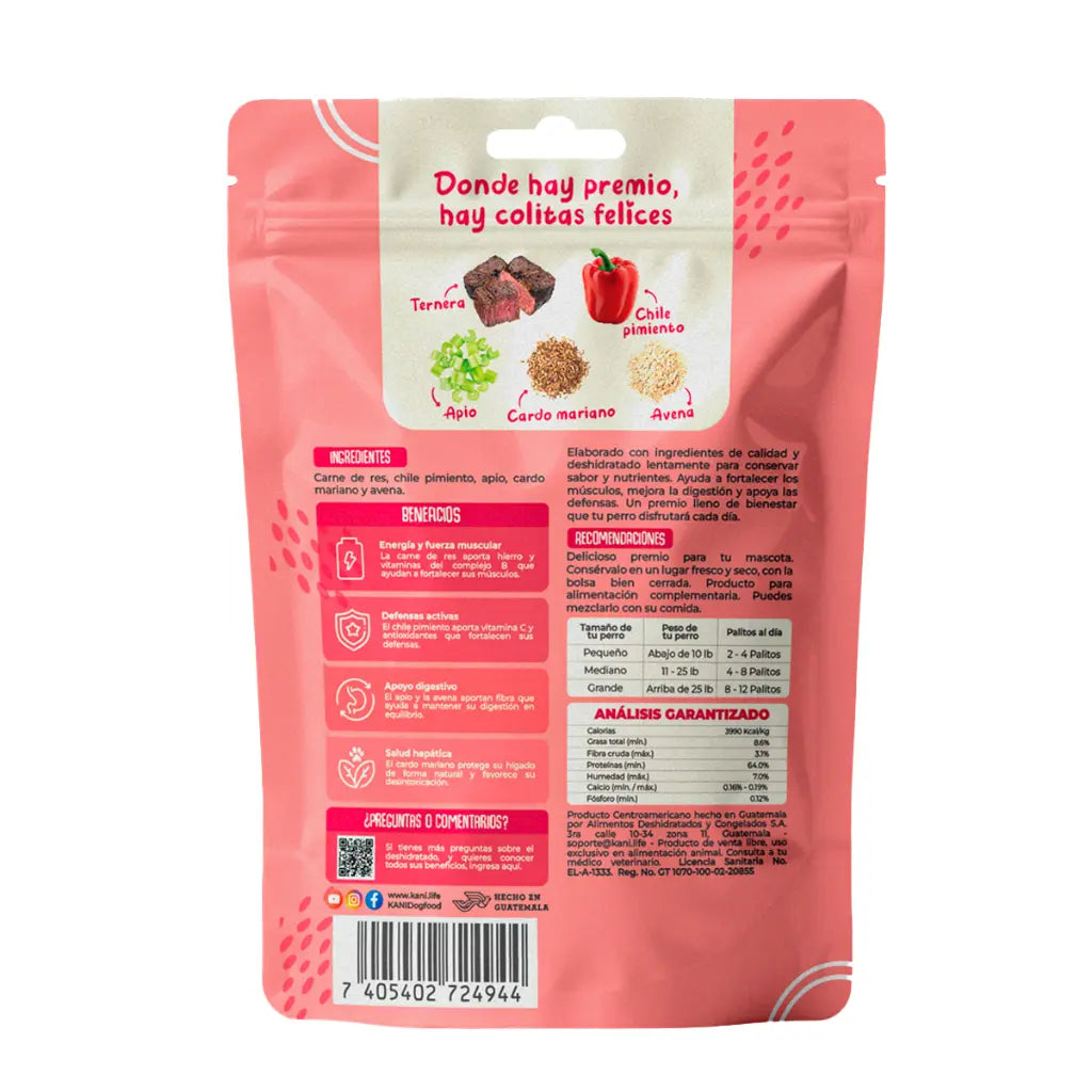 Treat para perro Kani palitos de ternera