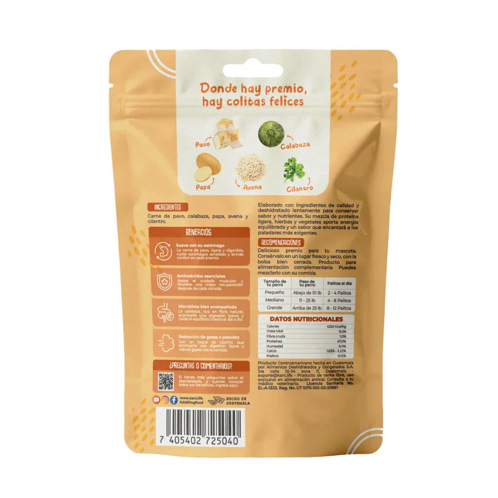 Treat para perro Kani palitos de pavo