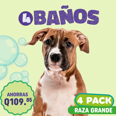 Baño 4Pack Raza Grande