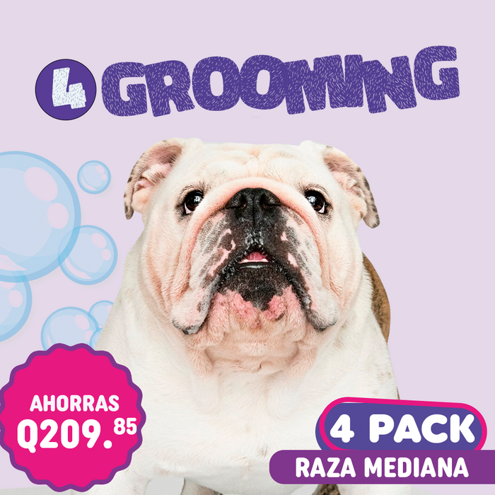 Grooming 4Pack Raza Mediana