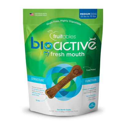 Premios Para Perro Fruitables Fresh Mouth Mediana