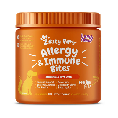 Suplemento para Perro Zesty Paws Allergy & Immune Bites Salmon