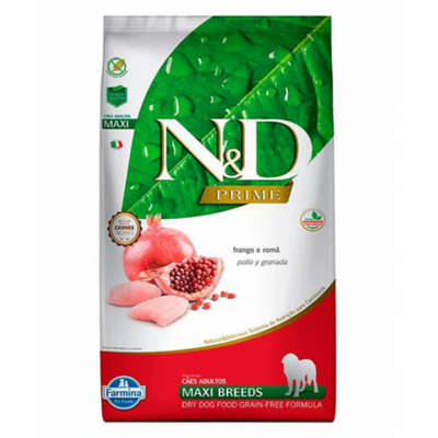 Concentrado Para Perro N&D Prime Grain Free Adulto Maxi Pollo & Granada