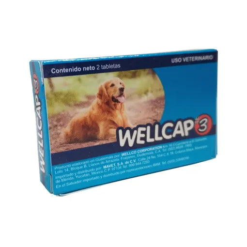 Desparasitante para Perro Well Cap