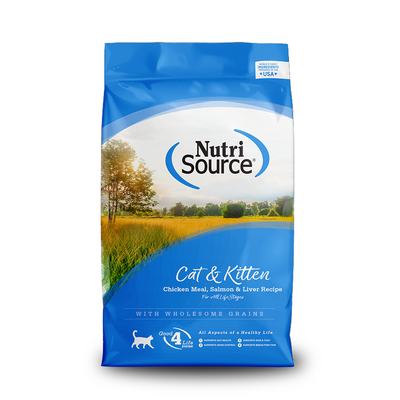 Concentrado para GatItos Nutrisource Chicken Meal, Salmon & Liver