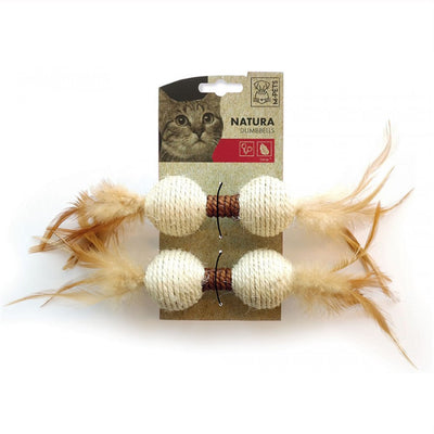 Juguete M-Pets Cat Natura Dumbbells - Mixed Colors