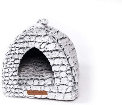 Cama M-Pets Cat Snake Tipi - White/Black
