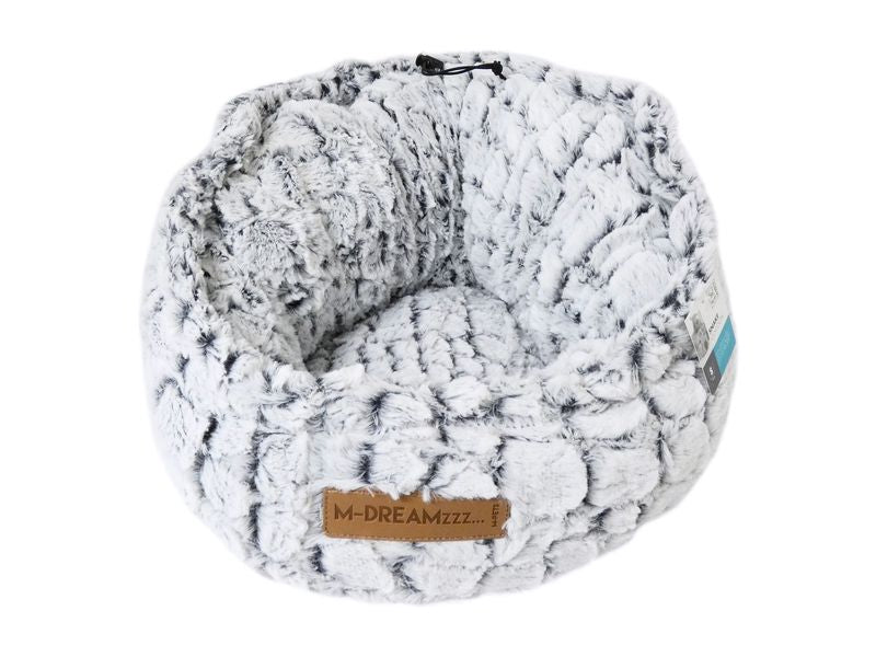 Cama M-Pets Snake Cocoon Basket - White/Black