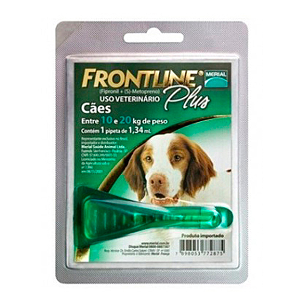 Antipulgas para Perro Frontline Plus Pipeta