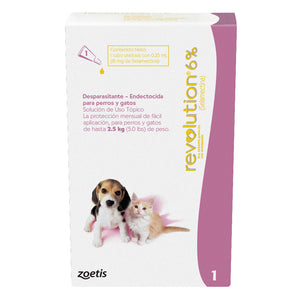 Pipeta Para Perro y Gato Revolution Rosado