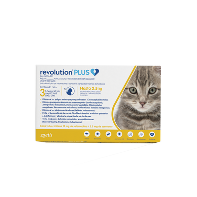 Pipeta para Gato Revolution Plus hasta 5.5 Lbs.
