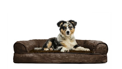 Cama Furhaven Sofa Plush and Suede