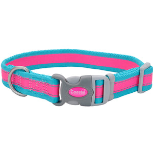 Collar Coastal Reflective Fucsia with Teal