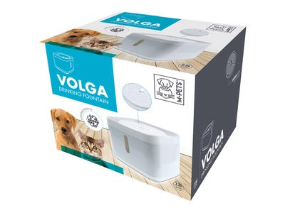 M-pets Volga Toll Drinking Foutain Blanca