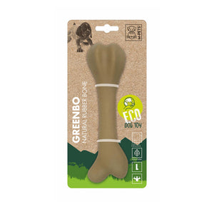 Juguete M-Pets Greenbo Natural Rubber Bones - L Brown